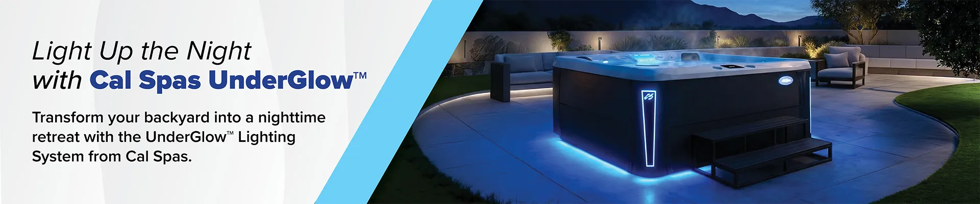 Calspas hot tub being used in a family setting - Lanesborough